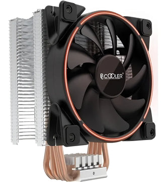 Disipador De Calor Pc Cooler Gi-x4 V2 Intel Amd Iluminación Led Rojo