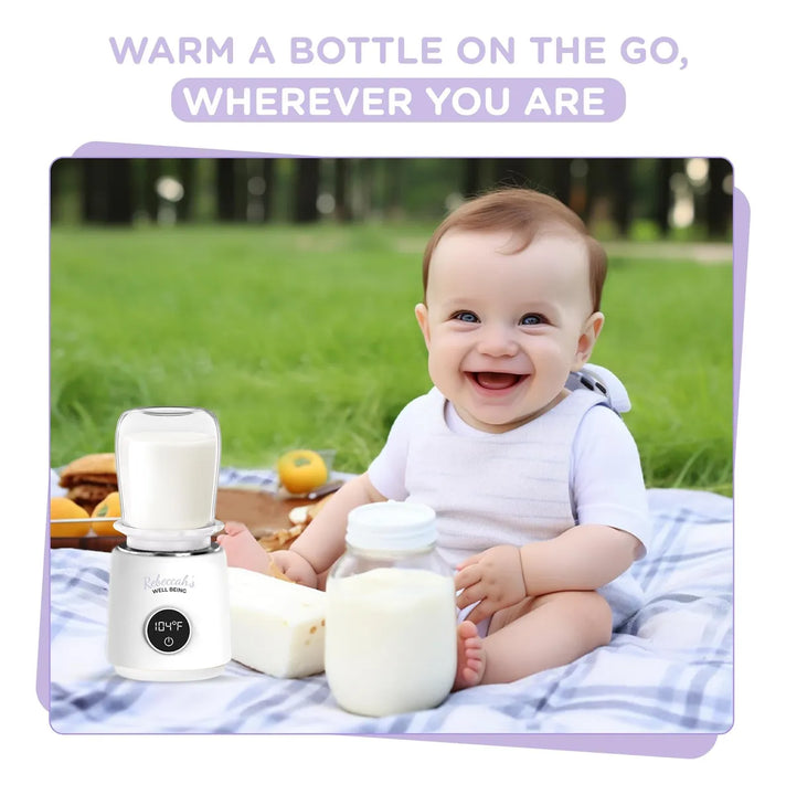Calentador De Biberones Portatil Para Viajes Con Luz Nocturn