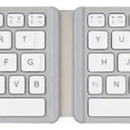 Mini Teclado Inalambrico Plegable Portatil, Bluetooth Color del teclado Blanco