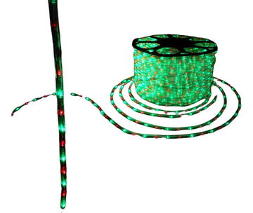 Manguera Led 3 Vias Luces Navideñas X 30mt Verde Y Rojo