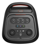 Parlante JBL PartyBox Stage 320 JBLPBSTAGE320AM portátil con bluetooth waterproof negra