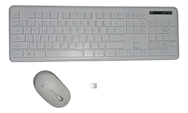 Combo Teclado Y Mouse Inalambrico 2.4g Windows Mac Seisa