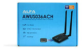 Adaptador Wifi Alfa Awus036ach Dual-band - 2 4ghz 300mbps-5g