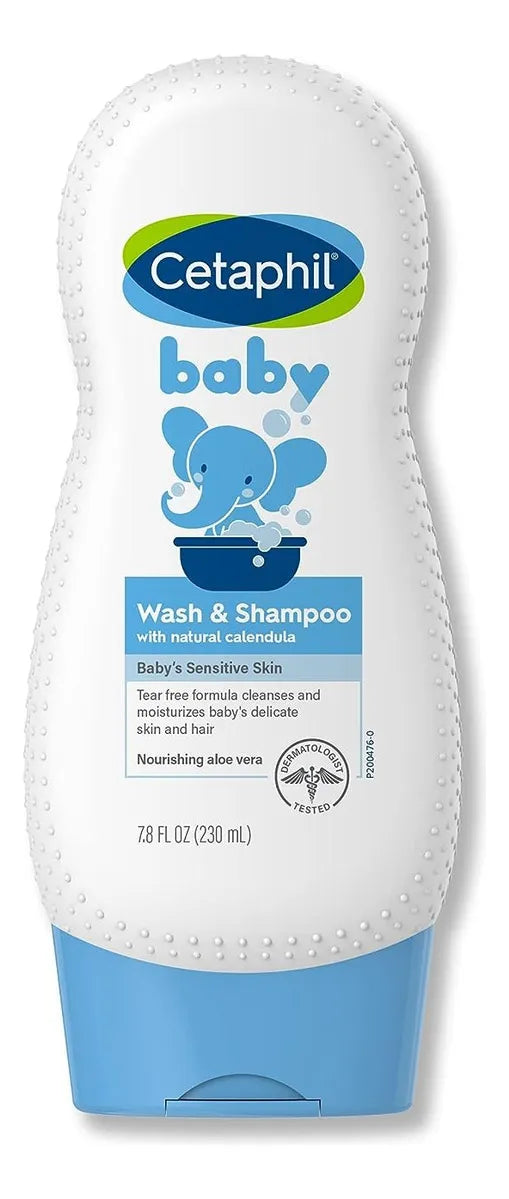 Cetaphil Baby Shampoo Y Jabon Cuerpo Bebes 7.8oz Calendula