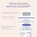 Bolsas Pre-esterilizada Leche Materna Lasinoh 180 Ml X 100un