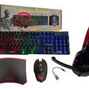 Combo Gamer 4-en-1 Aoas : Teclado, Mouse, Pad, Diadema