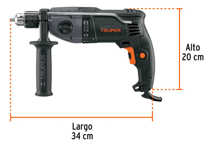 Taladro Percutor 1/2 Industrial 900w Truper