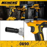 Pistola De Impacto Inalámbrica 1/2 Pulgadas. Meineng 3100rpm - Amarillo - 50hz/60hz