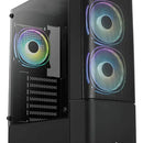 Gabinete Gamer Aerocool Quantum Mesh 3 Ventiladores Argb Rgb