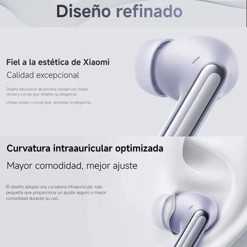 Xiaomi Redmi Buds 6 Pro, Auriculares Táctil, Anc, 3-mic, Wht Blanco