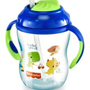 Vaso de entrenamiento Fisher Price con pajita blanda y pajita, 270 ml