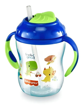 Vaso de entrenamiento Fisher Price con pajita blanda y pajita, 270 ml
