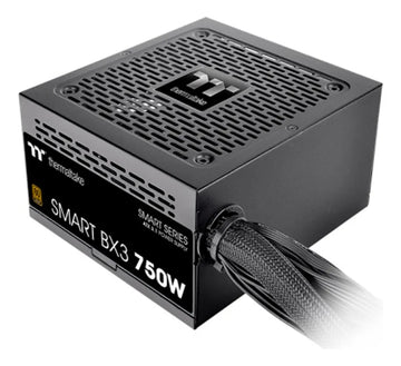 Fuente De Poder Thermaltake 750w 80+plus Bronze Bx3 Black