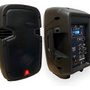 Cabina De Sonido Recargable American Sound 8 Pulgadas Blueto Negro