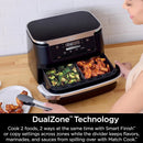 Freidora Air Fryer Ninja Dz071 6 En 1 2 Cestas 6.8 Lts