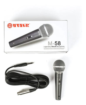 Micrófono WVNGR M-58 Dinámico Cardioide color negroS