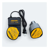 Taladro Inalámbrico Percutor Atornillador 18v Con Accesorios - Negro