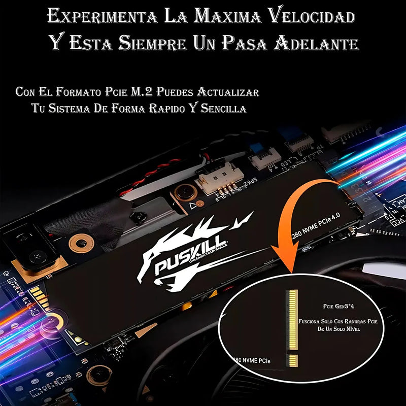 Hd Ssd M.2 2280 PUSKILL 256 GB NVMe PCIe 3.0x4 PSK-M2SSDP34-256g