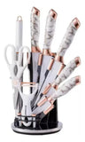 Set De Cuchillos Marmolizados