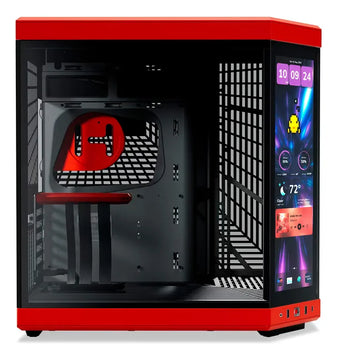 Chasis Atx Hyte Y70 Touch Infinite Rojo / Negro Rojo/negro