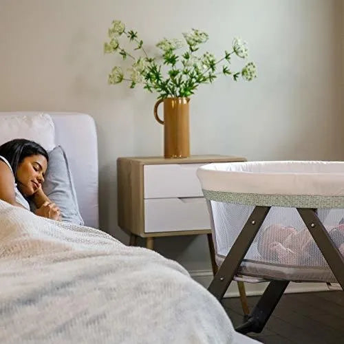 Cuna De Madera Plegable Con Mecedora Portátil - Wallace