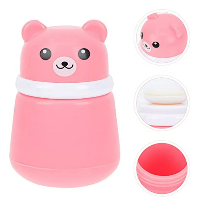 Caja De Talco Con Osito De Peluche Para Bebé - Estuche Creat