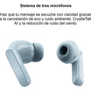Auriculares Motorola Moto Buds Bluetooth 5.3 Celeste Ilusion