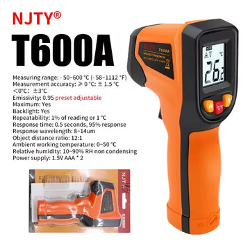 Termómetro Infrarrojo Njty T600a - Calibración