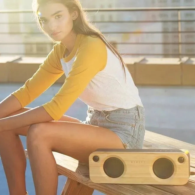 Parlante Bluetooth House Of Marley Get Together 2x8w Bamboo