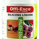 Silicona Liquida 500ml Offi-esco X3 Unidades Transparente