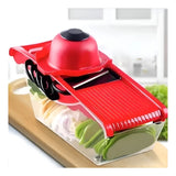 Rebanadora de mandolina 6 en 1 y cortadora de verduras