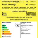 Lavadora Electrolux Carga Superior 21Kg Panel Digital Efficient Care Negra EWIX21F3CSB