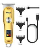 Máquina Patillera Barbera Trimmer Vgr-290 Profesional Led