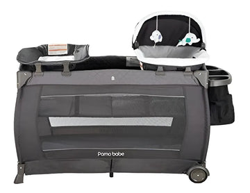 Pamo Babe Deluxe Nursery Center Comodo Corralito Para Bebes