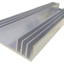 Disipador De Calor 8x40cm Riel De Aluminio 8 Aletas