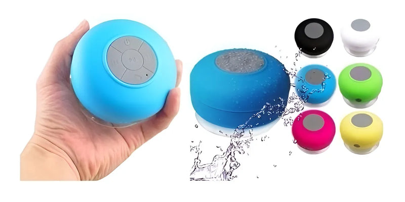 Parlante Bluetooth Recargable Para La Ducha Resistente Agua Color Color
