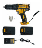 Taladro Percutor Inalambrico 1/2 21v Furius Fcd21 + Maleta Naranja