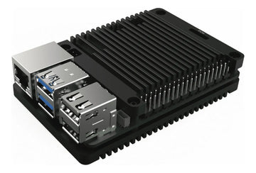 Carcasa Case Para Raspberry Pi 5 Aluminio Negro