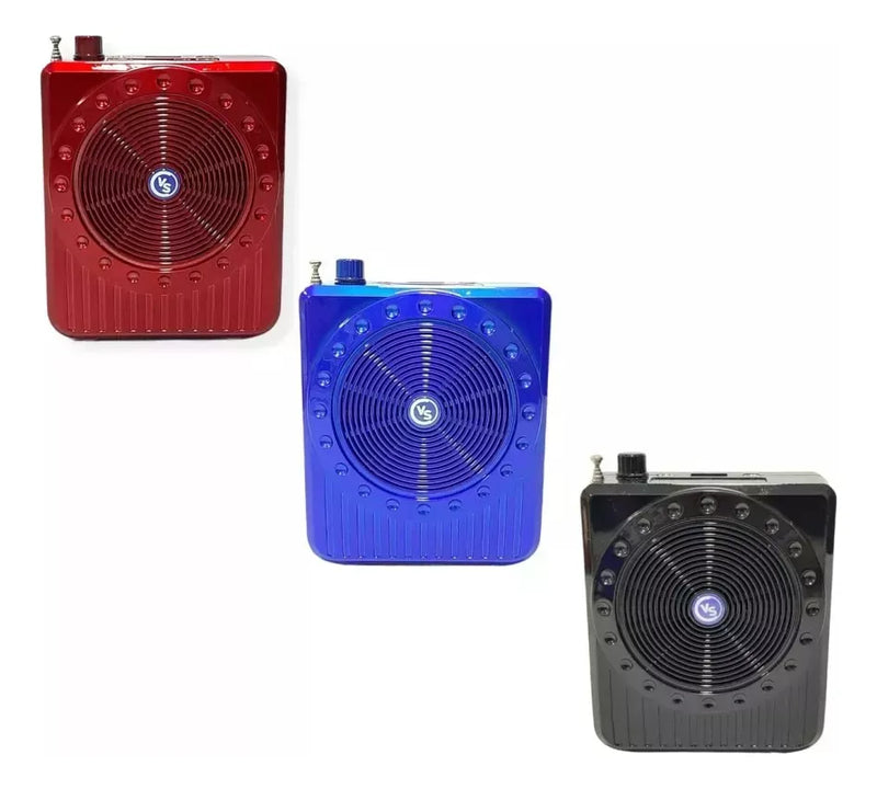 Mini Altavoz Megáfono Recargable Radio Auriculares Micrófono Diseño