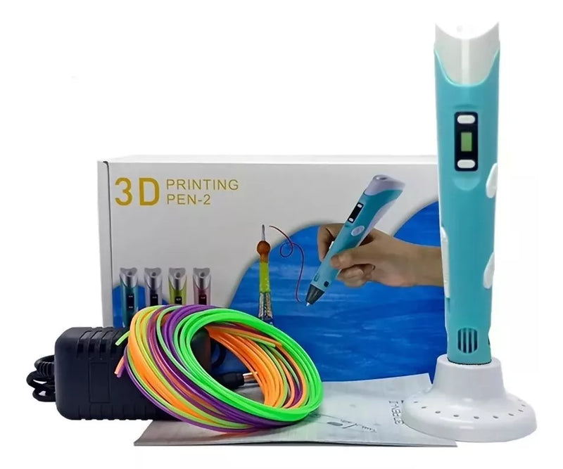 Lápiz 3d Pen Boligrafo Impresión 3d Dibujo + Filamentos