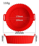 Molde Protector Para Freidora Air Fryer Silicona Reutizable