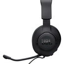 Auriculares Jbl Quantum 100m2 para jugadores con cable y micrófono, color negro