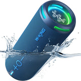 W-king Altavoces Bluetooth Portátiles Fuertes, Ipx7 Color Azul Petróleo