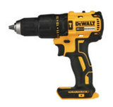 Taladro Percutor 1/2+ 2 Baterias + Kit De Accesorios Dewalt Amarillo