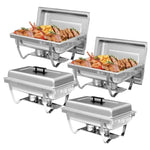 Set 4 Samovares Industrial Acero Inox De 8 Lts 2 Quemadores