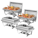Set 4 Samovares Industrial Acero Inox De 8 Lts 2 Quemadores