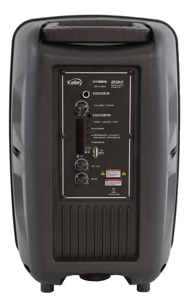 Parlante Kalley K-bsk8w Negro 8w Rms Bluetooth Nuevo Negro