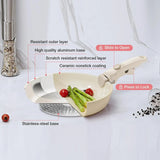 Juego De Ollas Sartenes Antiadherentes De Cerámica,no Tóxico Blanco