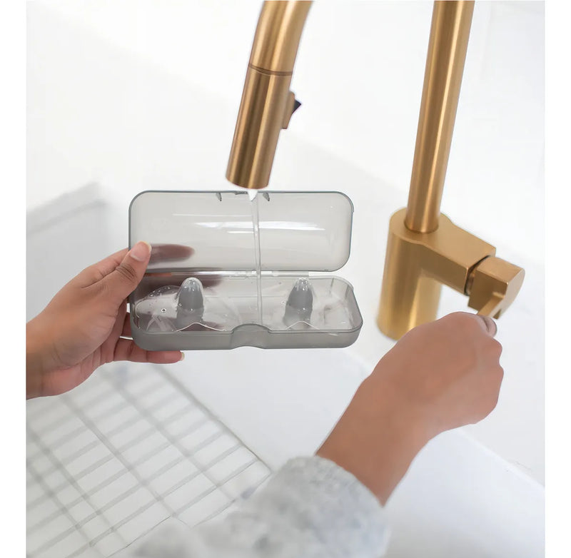 Protectores De Pezon Y Estuche Para Esterilizar T-1 Dr Brown Talla T1 20mm