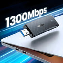 Adaptador Wifi USB 1300 Mbps inalámbrico de 5 GHz de doble banda Ugreen
